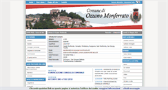 Desktop Screenshot of comune.ozzanomonferrato.al.it