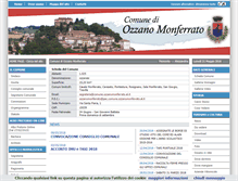 Tablet Screenshot of comune.ozzanomonferrato.al.it